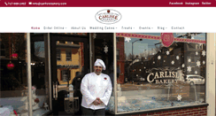 Desktop Screenshot of carlislebakery.com