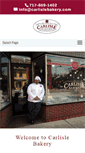 Mobile Screenshot of carlislebakery.com